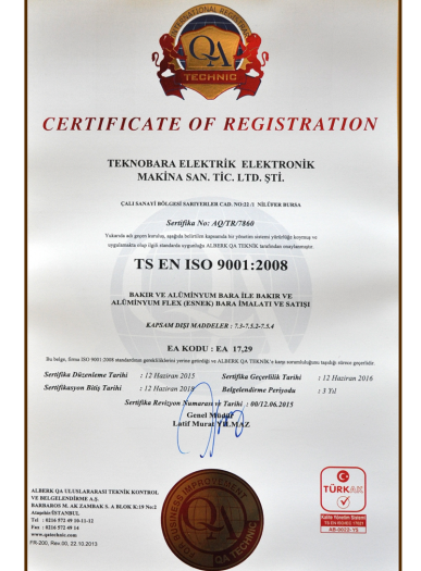 TS EN ISO 9001 - 2008